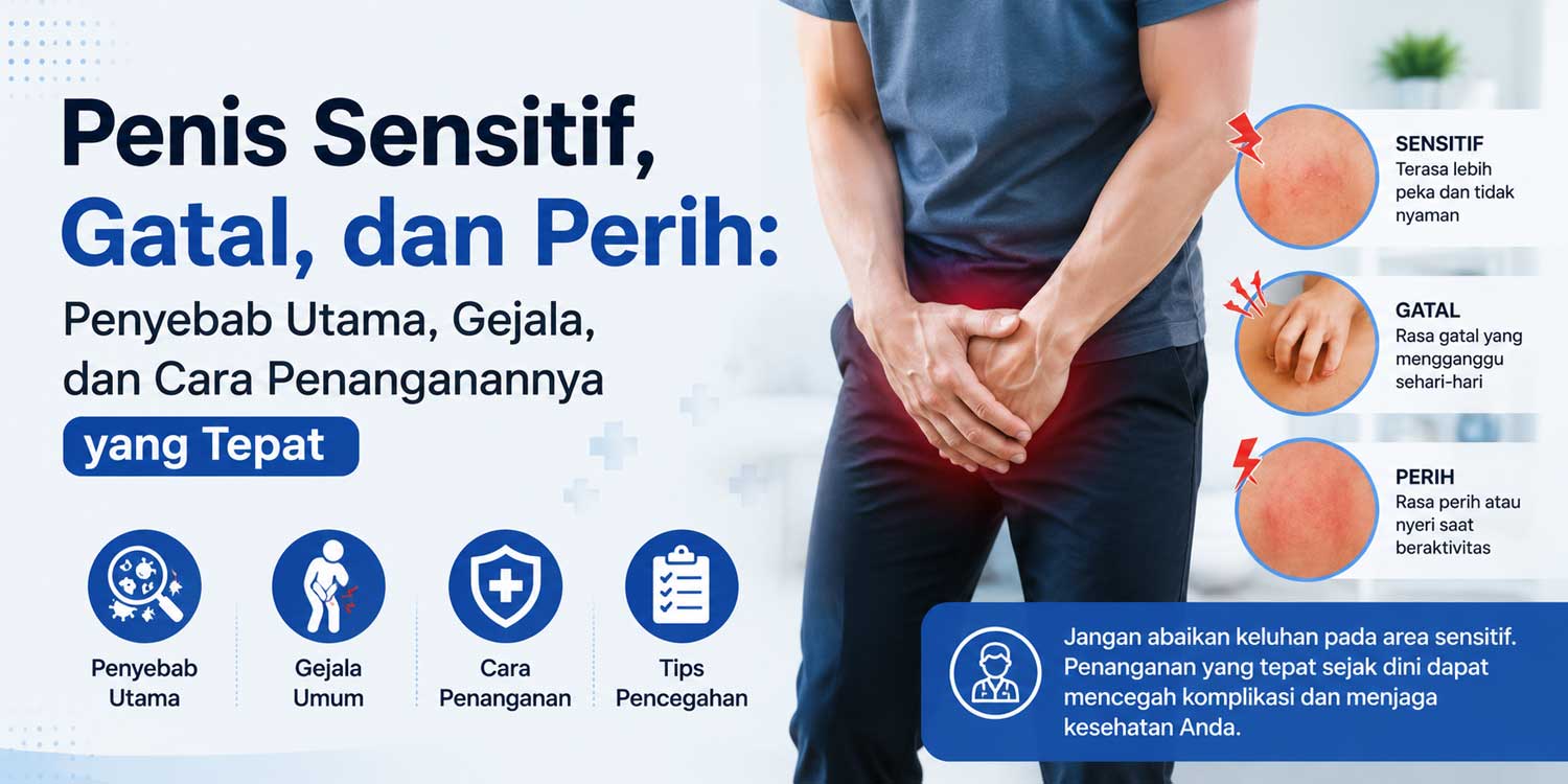 Penis Sensitif, Gatal, dan Perih: Penyebab Utama, Gejala, dan Cara Penanganannya yang Tepat