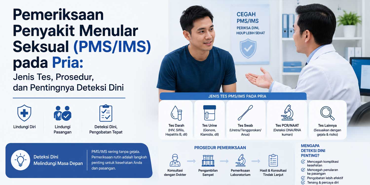Pemeriksaan Penyakit Menular Seksual (PMS/IMS) pada Pria: Jenis Tes, Prosedur, dan Pentingnya Deteksi Dini